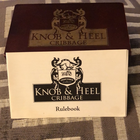 CLASSIC KNOB AND HEEL CRIBBAGE GAME - Picture 2 of 5